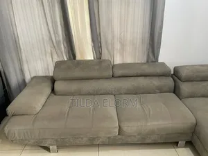 Grey L-Shaped Sofa