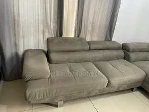 Grey L-Shaped Sofa