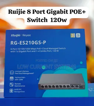 Ruijie 10-port Gigabit Smart Cloud Managed Poe Netwo Switch