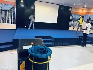 Quality and Thick Floor Dark Blue Carpet for Church Auditorium