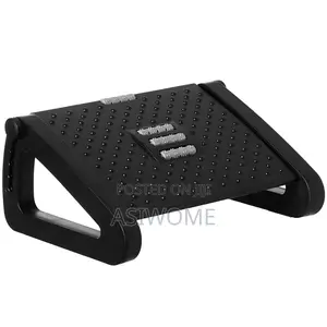 Triangular Ergonomic Footrest Massager - Black
