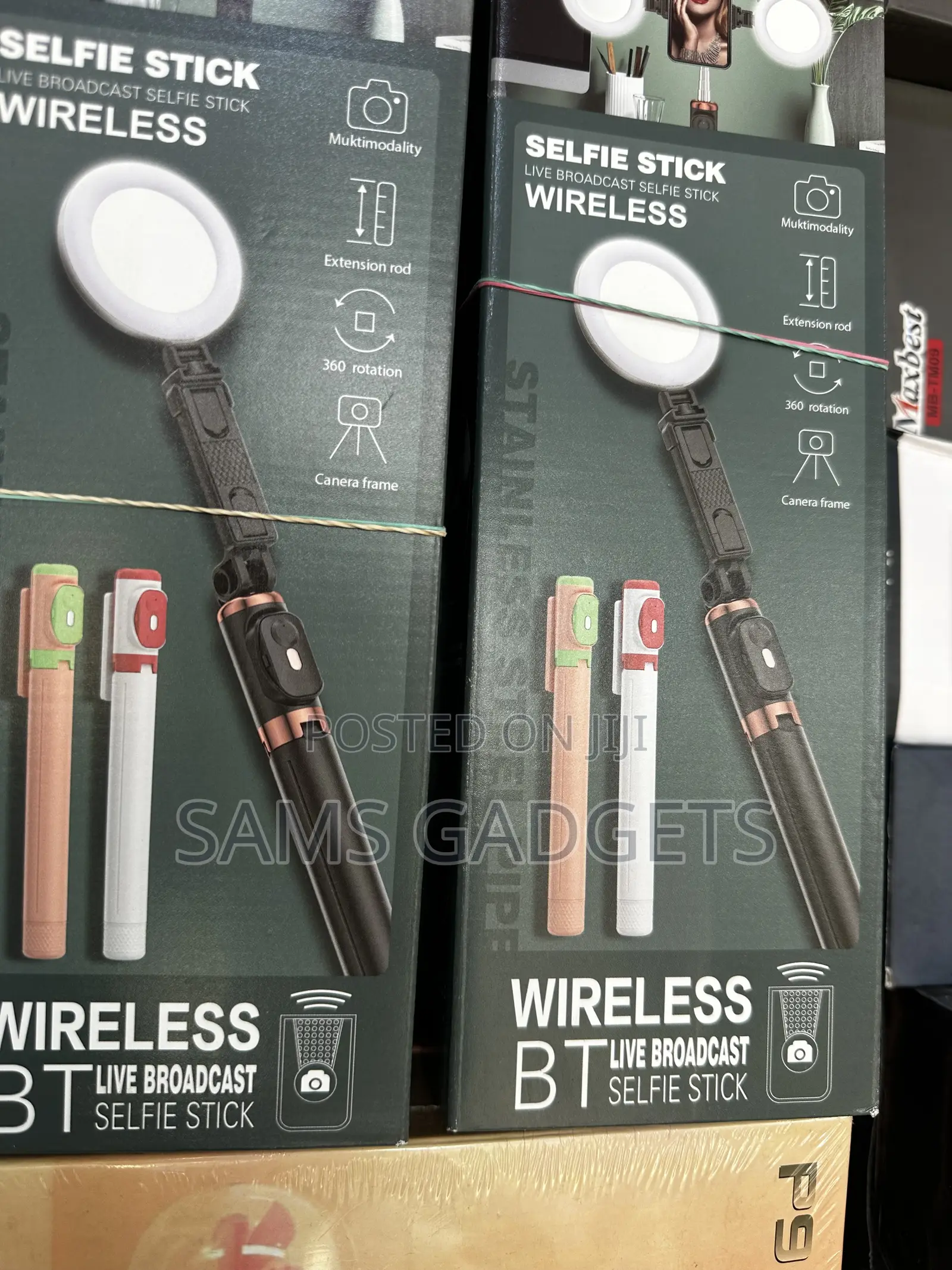Jc18h Wireless Live Broadcast Selfie Stick Tripod With Dual Fill Light