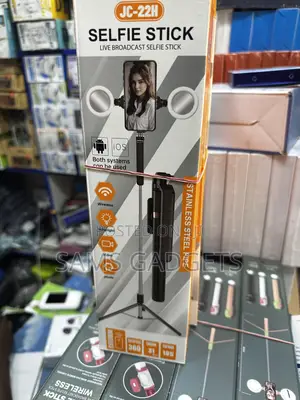 Jc18h Wireless Live Broadcast Selfie Stick Tripod With Dual Fill Light