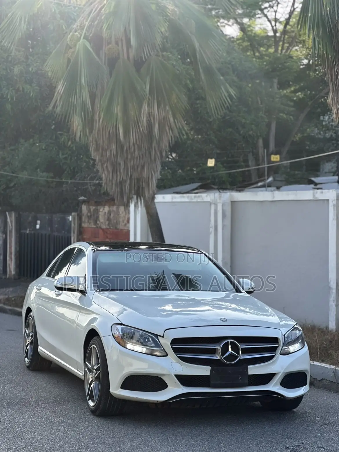 Mercedes-Benz C300 Luxury 4Matic Sedan AWD (2.0L 4cyl 7A) 2016 White