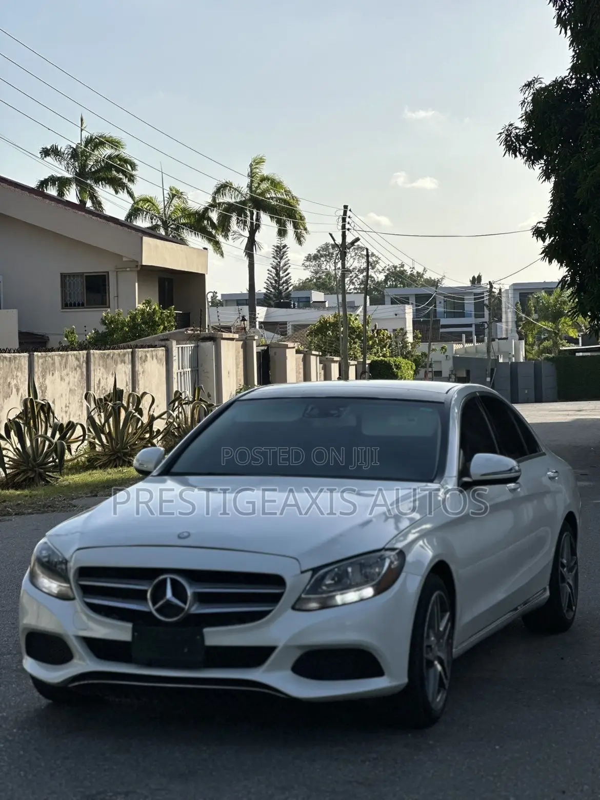 Mercedes-Benz C300 Luxury 4Matic Sedan AWD (2.0L 4cyl 7A) 2016 White
