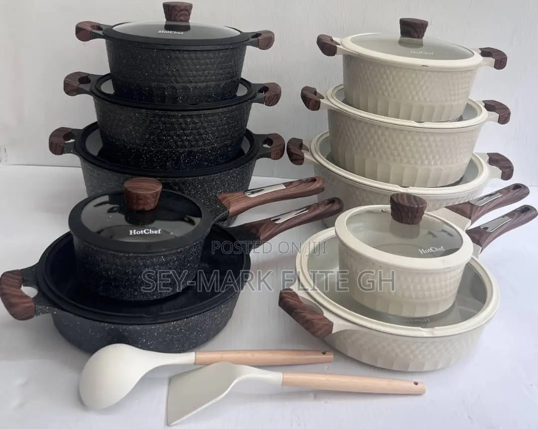 5 Set Hot Chef Nonstick Cookware