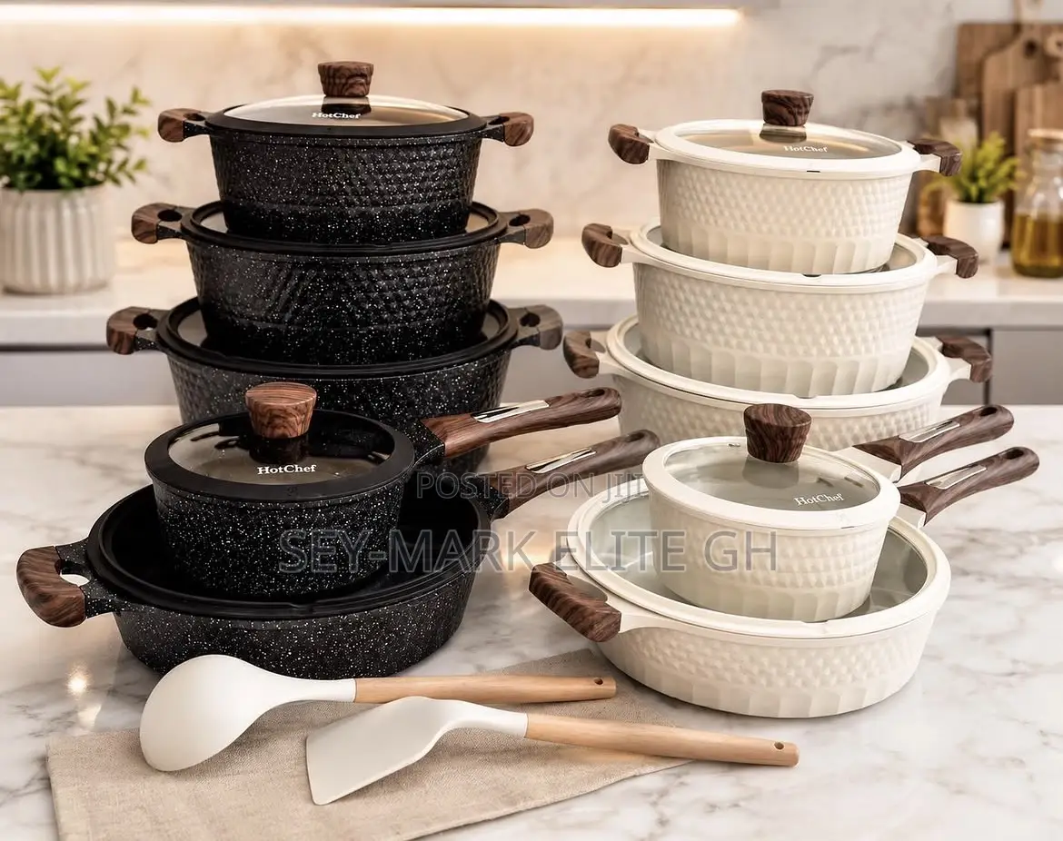 5 Set Hot Chef Nonstick Cookware