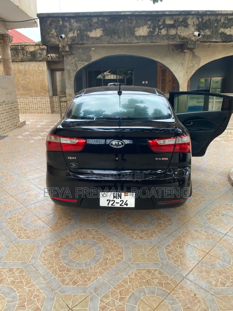 Kia Rio EX 4dr Hatchback (1.6L 4cyl 6A) 2012 Black