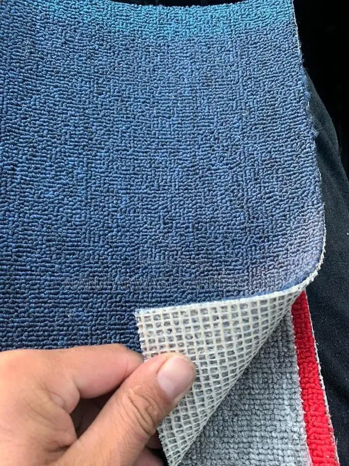 Industrial Blue Carpet for Pulpit