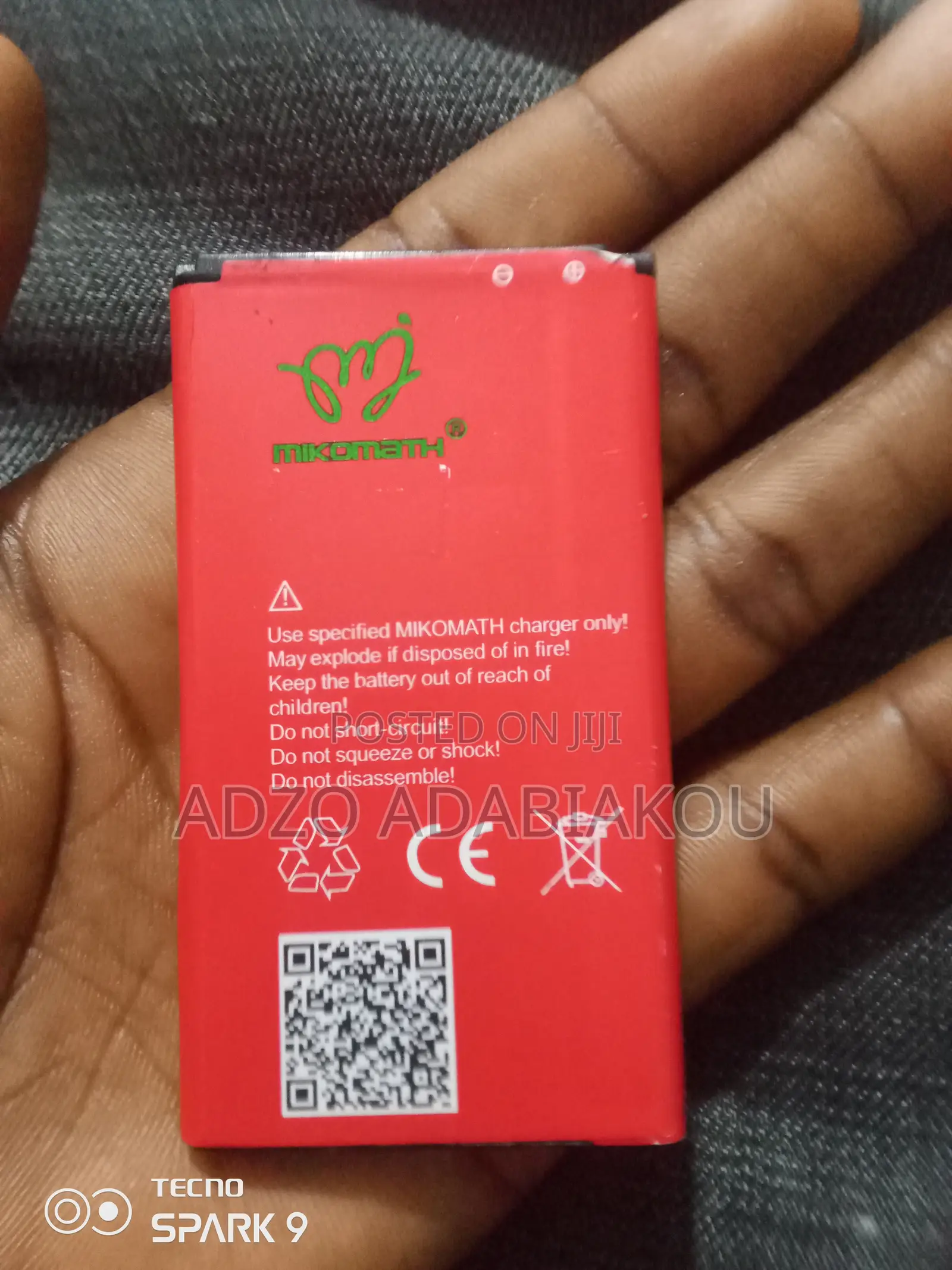 Used Mikomath Battery for Cool Price