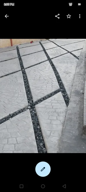 Stamp Concrete With Stone