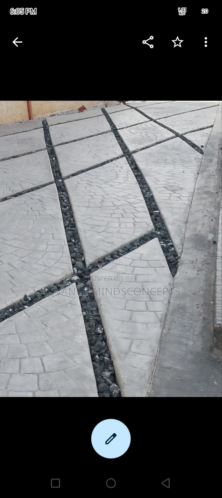 Stamp Concrete With Stone