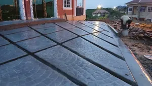 Stamp Concrete With Stone