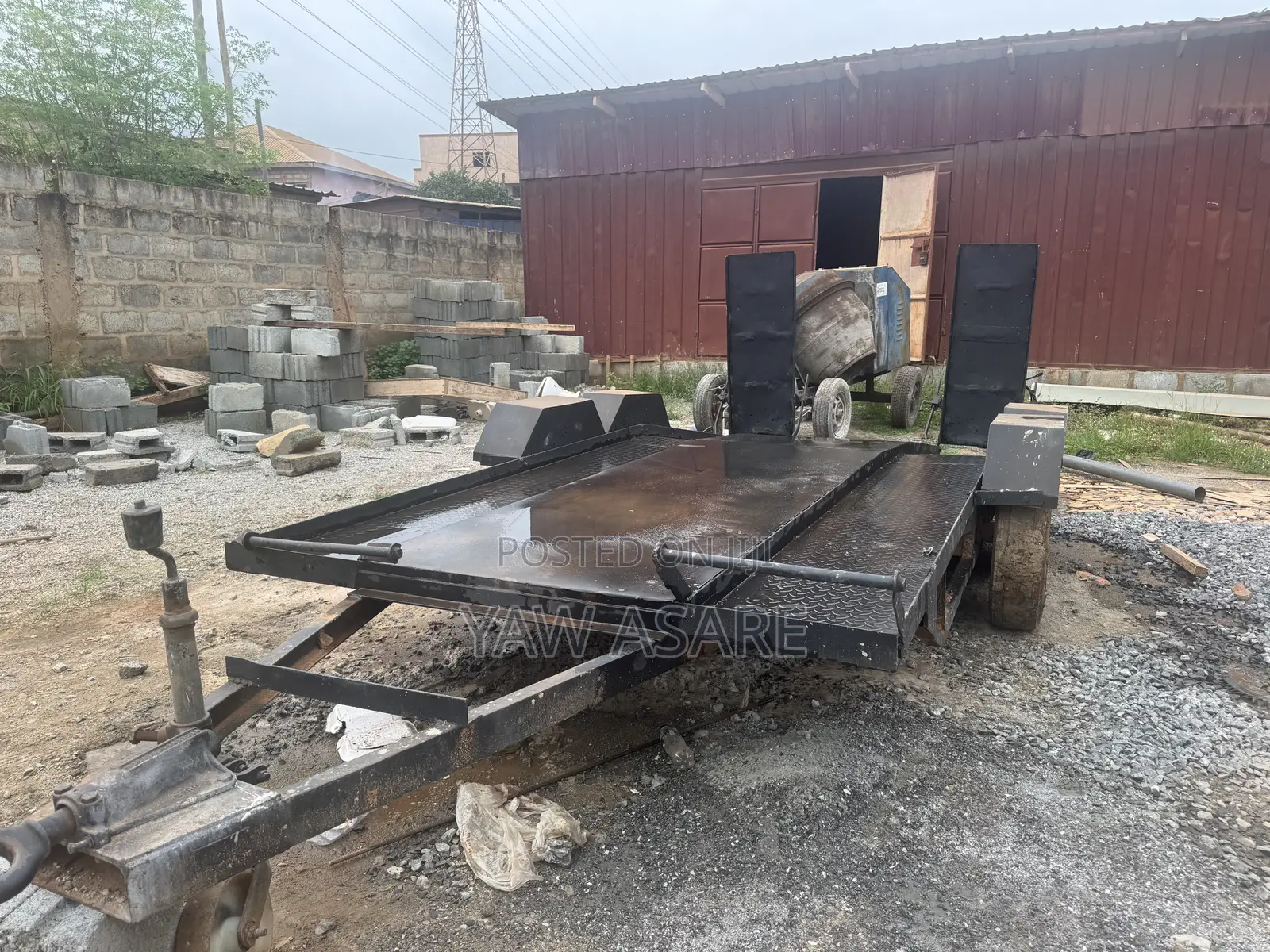 Low Bed Towing Trailer