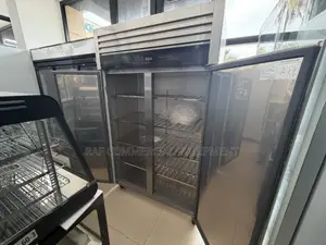 Commercial Stainless Steel Double Door Freezer/Fridge