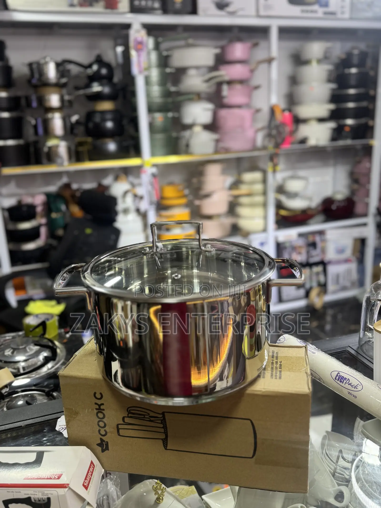 Stainless Steel Saucepan 24cm