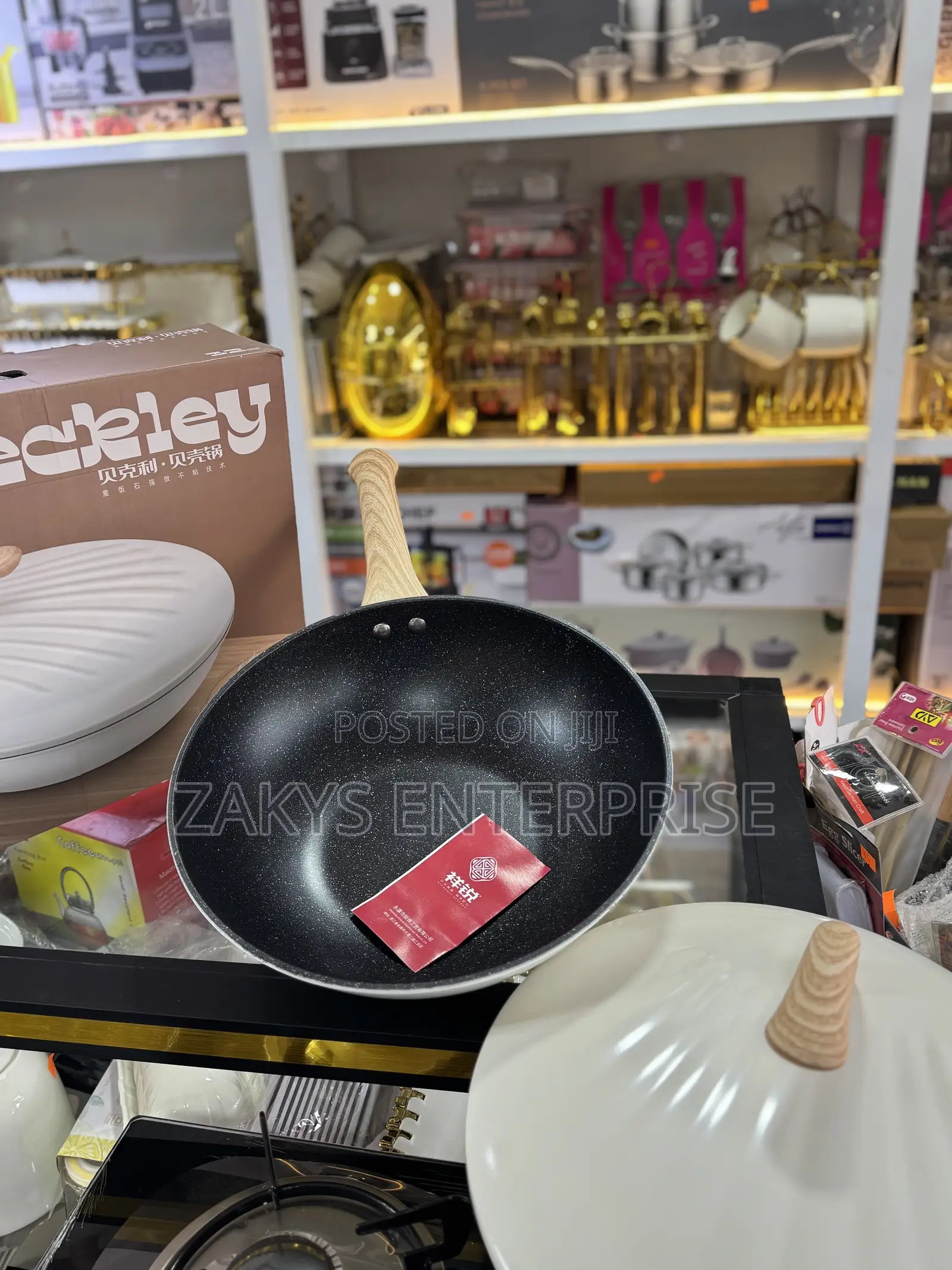 Non Stick Granite Wok Pan 32cm