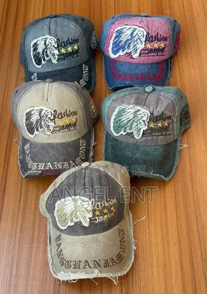 Vintage Washed Baseball Caps Available (Location: Adum Kumasi)