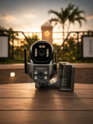 Dual Lens 360° Security Camera | Wifi Outdoor Cctv | Night Vision