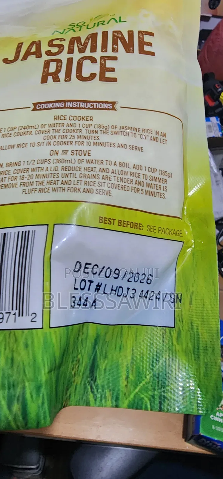 Jasmine Rice Gluten-Free and Non-Gmo