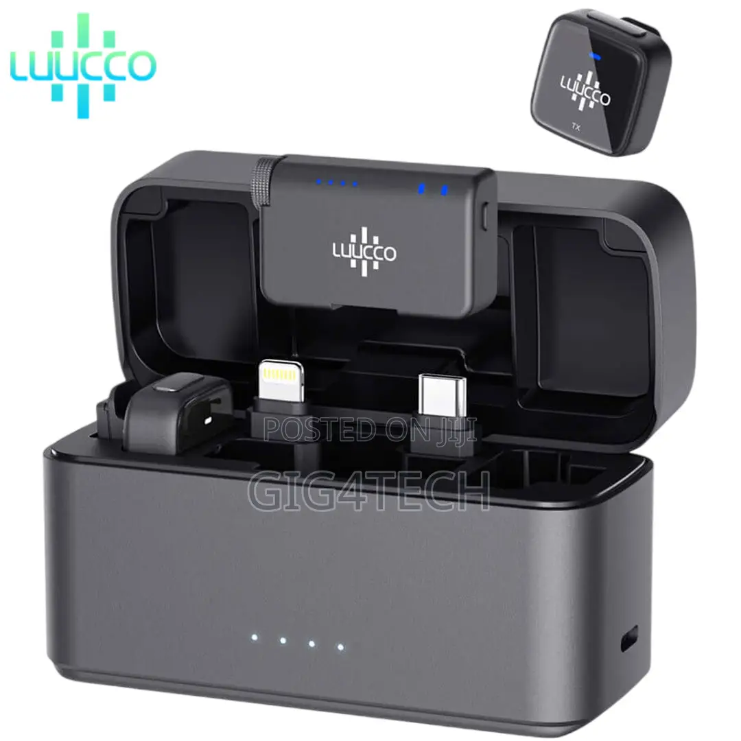 Luucco Airmic Lavalier Wireless Microphone for Camera and Smartphone