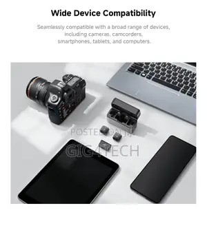 Luucco Airmic Lavalier Wireless Microphone for Camera and Smartphone
