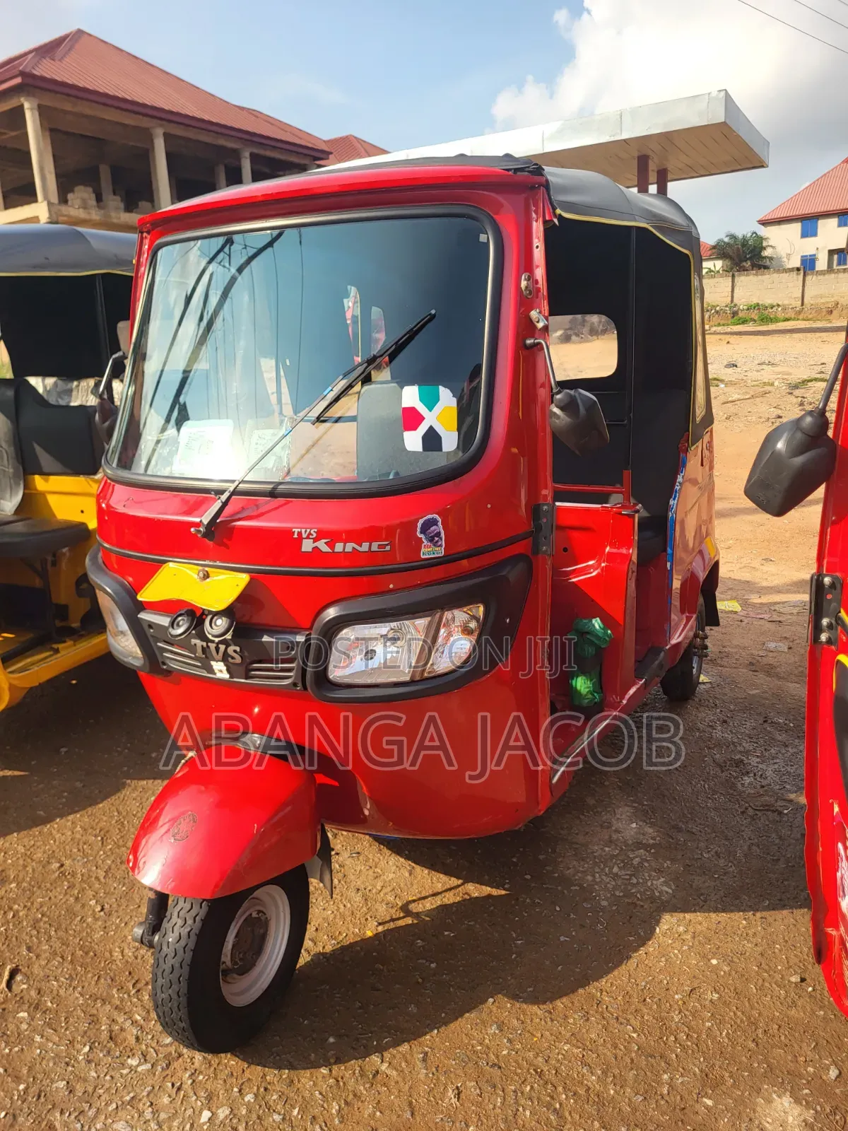 TVS King Deluxe Plus iTouch Start 2025 Red