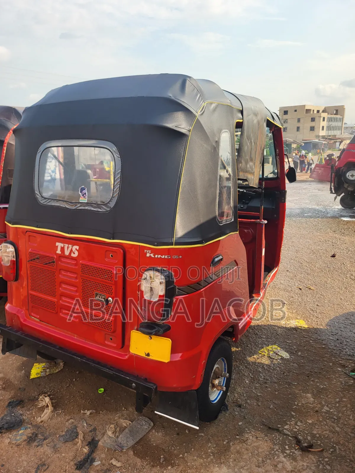 TVS King Deluxe Plus iTouch Start 2025 Red