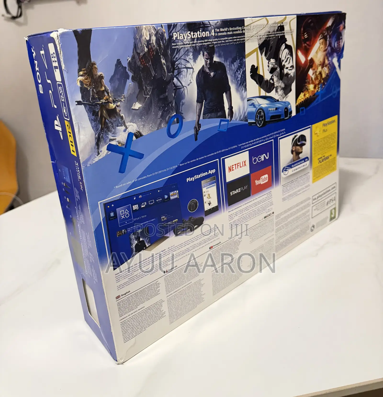 Brand New Ps4 Slim 1tb With Two Free Original Controllers and Games