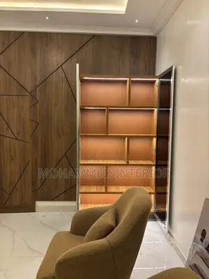 Modern Floating Tv Console Wall Cladding Design In Ghana