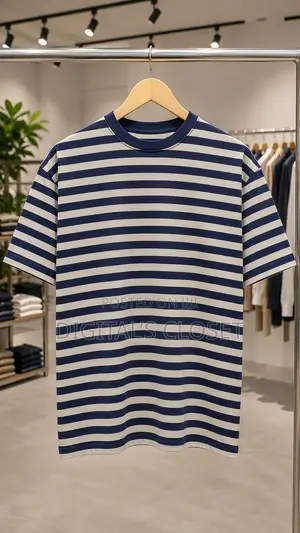 Stripped Round Necks in Sizes