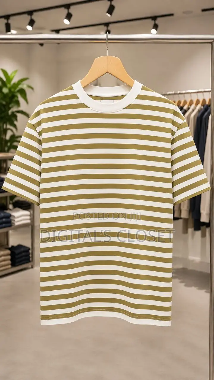 Stripped Round Necks in Sizes