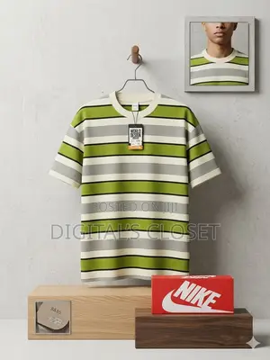 Stripped Round Necks in Sizes