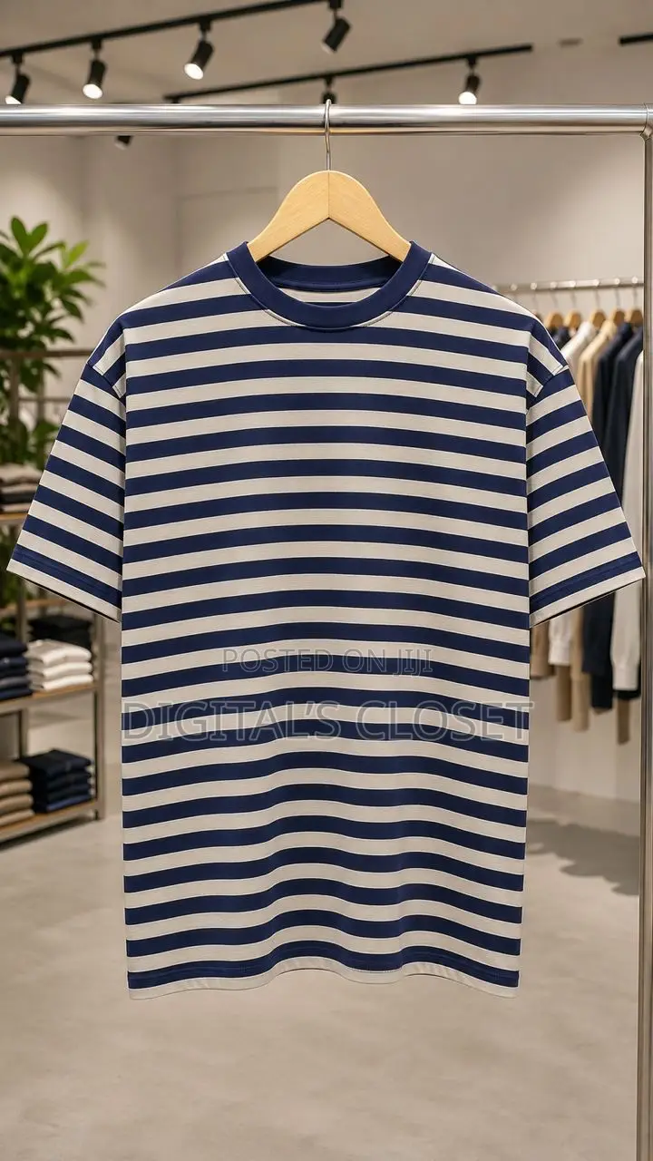 Stripped Round Necks in Sizes