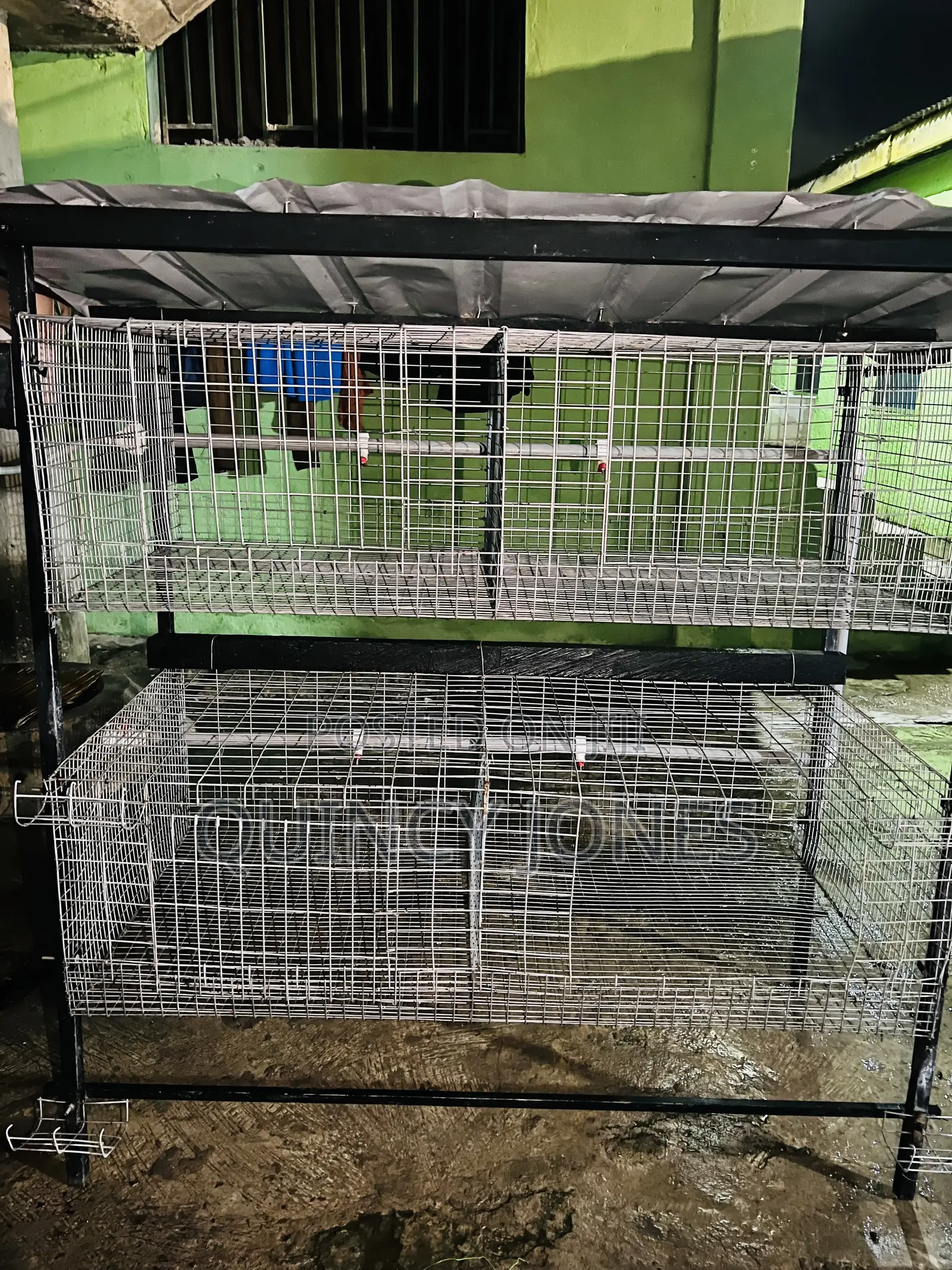 4unit Cage With a Water System