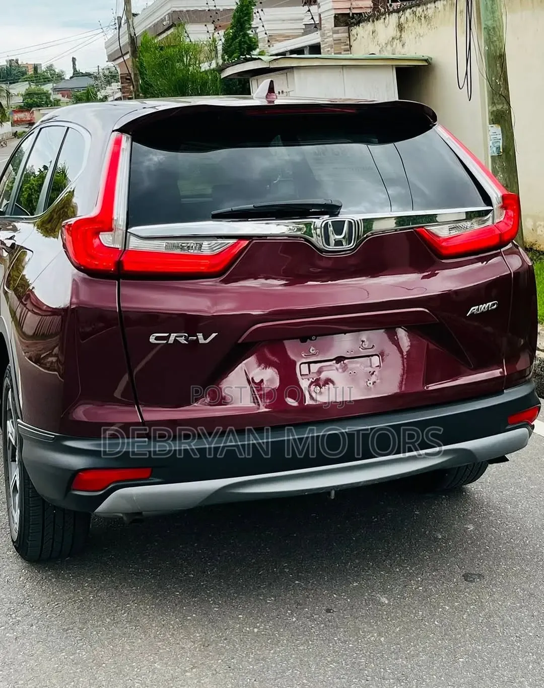 Honda CR-V EX-L 4dr SUV AWD (1.5L 4cyl CVT) 2017 Burgundy