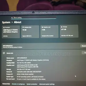 Laptop HP Victus 15 16GB AMD Ryzen 5 SSD 512GB
