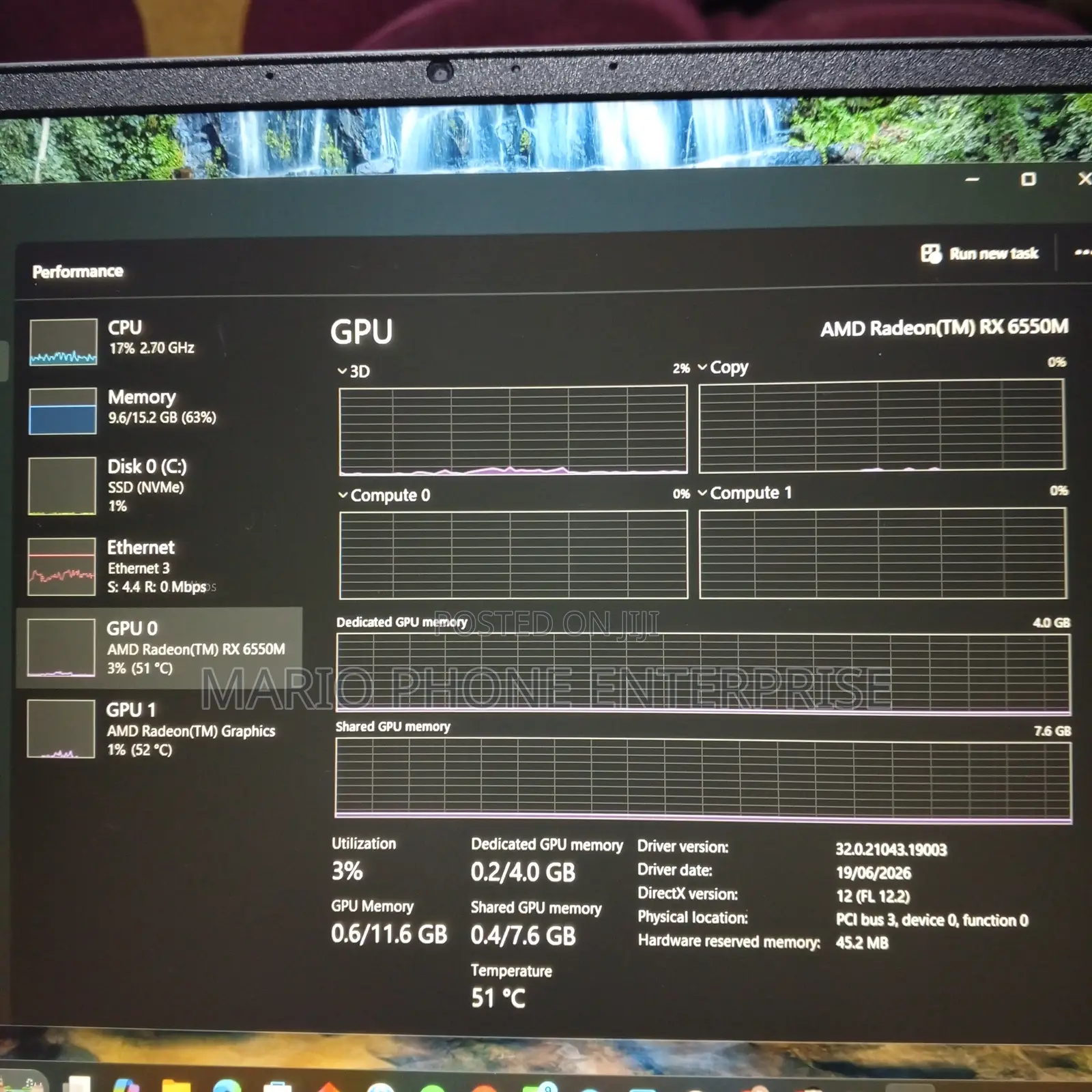 Laptop HP Victus 15 16GB AMD Ryzen 5 SSD 512GB
