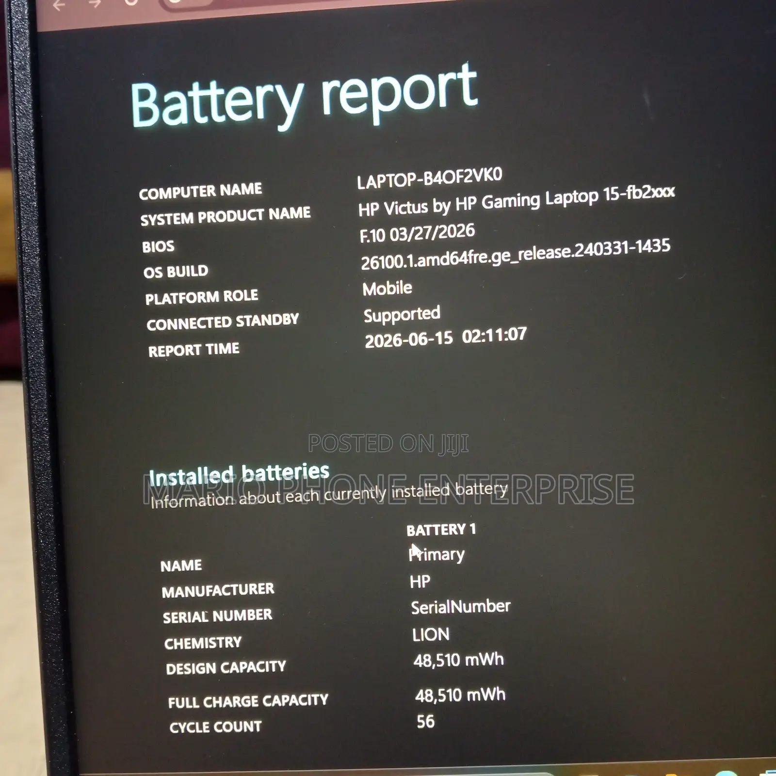 Laptop HP Victus 15 16GB AMD Ryzen 5 SSD 512GB