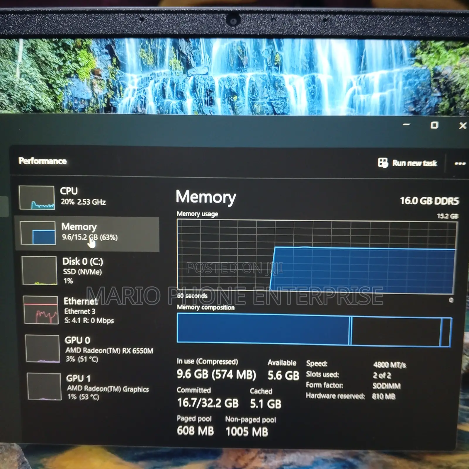 Laptop HP Victus 15 16GB AMD Ryzen 5 SSD 512GB