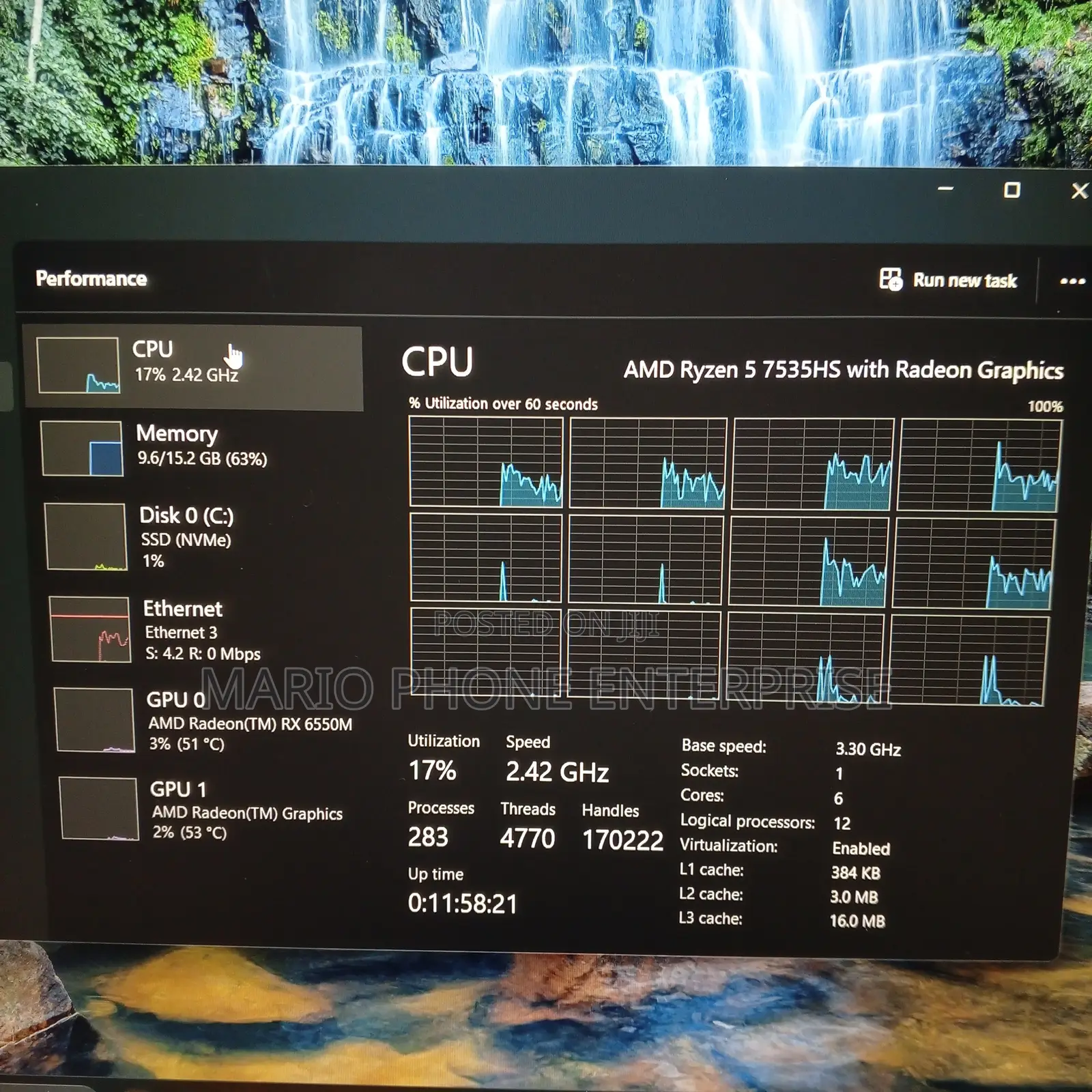 Laptop HP Victus 15 16GB AMD Ryzen 5 SSD 512GB