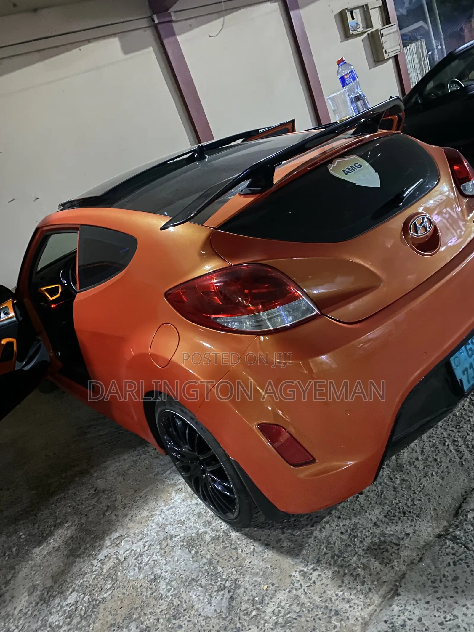 Hyundai Veloster Turbo 2013 Orange