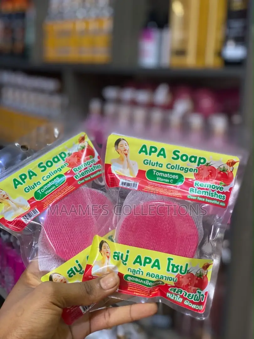 Apa Soap Gluta Collagen for Face and Body.