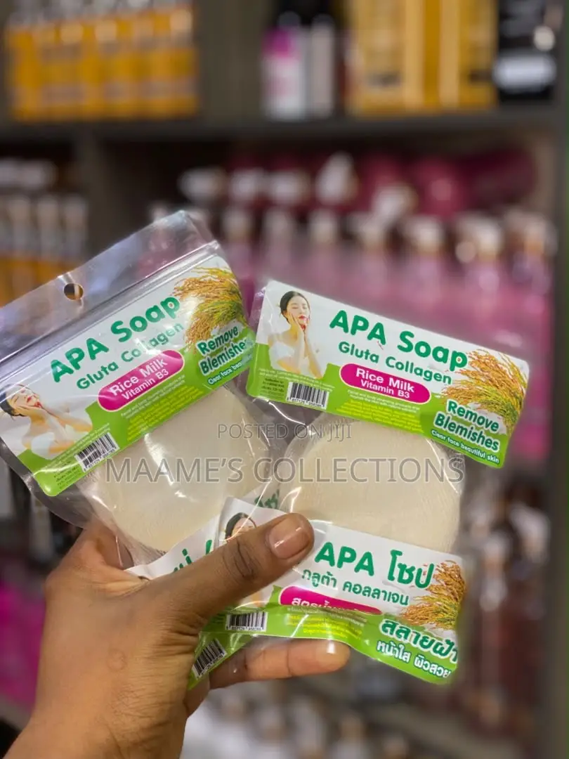 Apa Soap Gluta Collagen for Face and Body.
