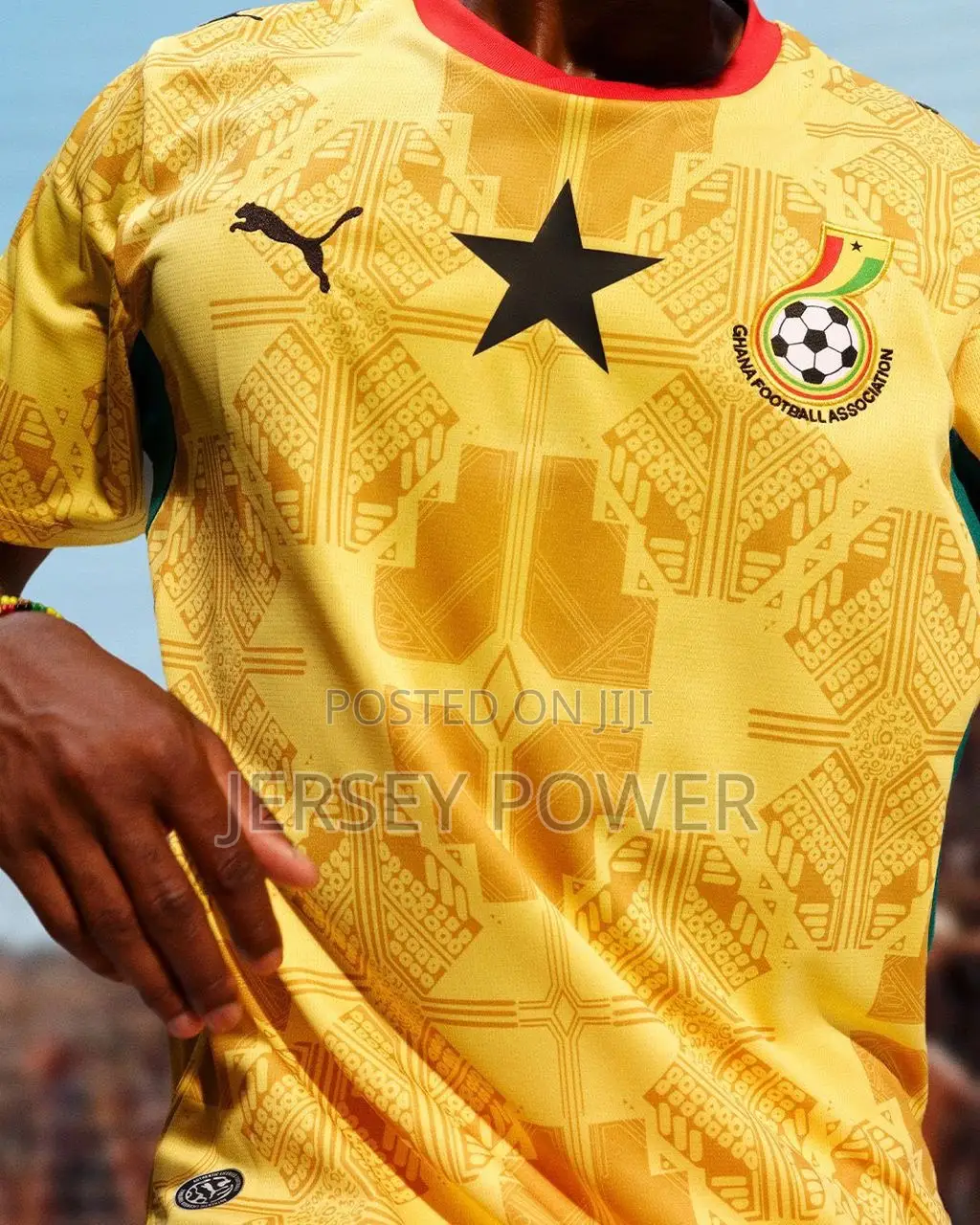 Ghana World Cup 26 Away Gold/Yellow Jersey