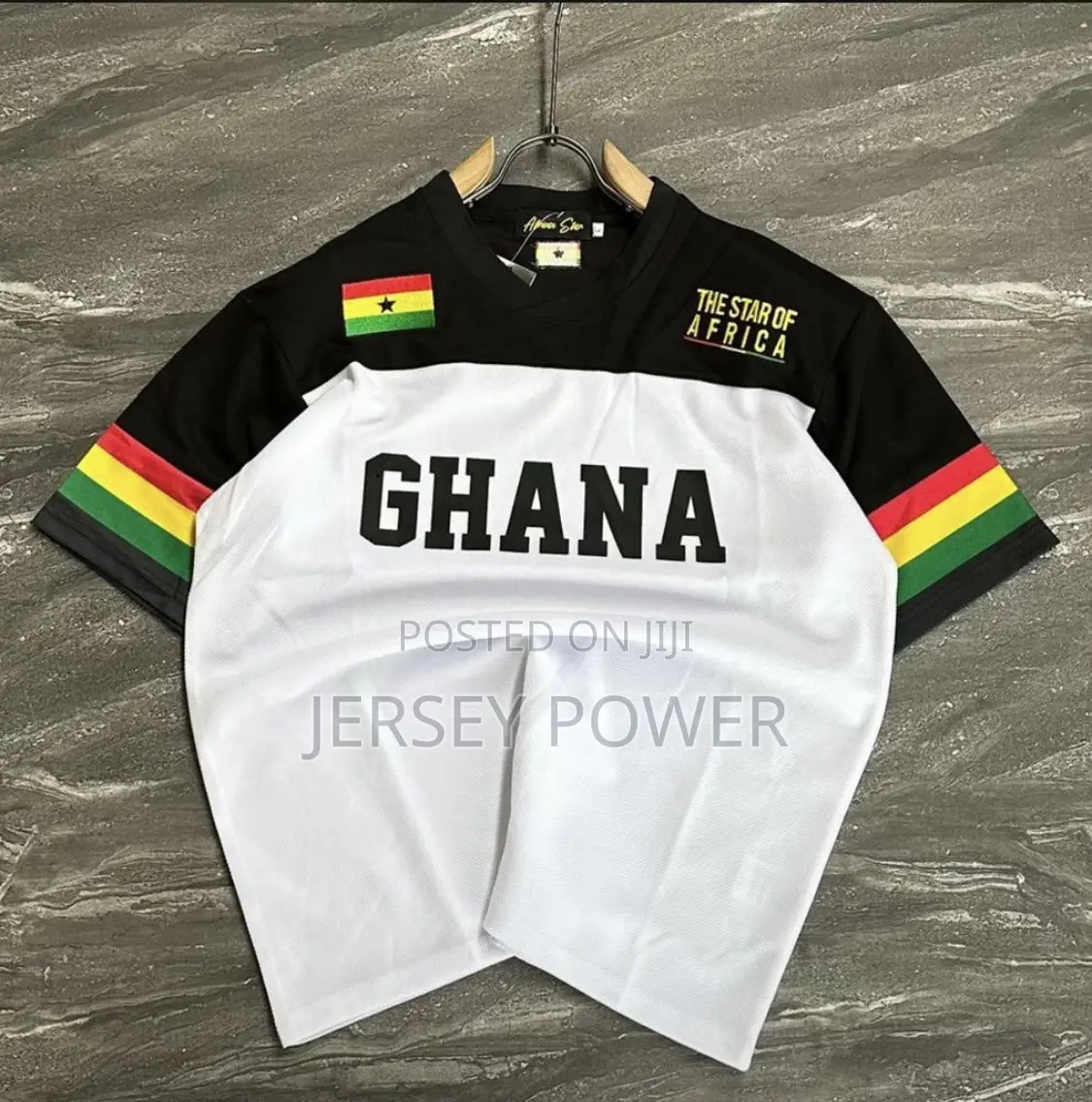 Ghana Black and Yellow Jersey