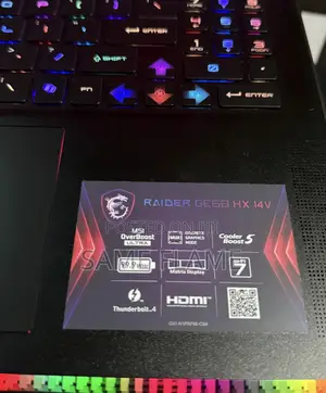Laptop MSI Raider GE68HX 13VI-202US 16GB Intel Core i7 SSD 1.5T