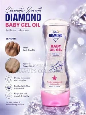 Smooth Diamond Baby Oil Gel With Aloe and Vitamin E