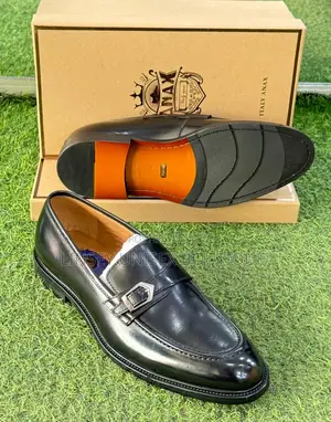 Luxury Black Leather Shoes for Men Available Is Size 42,43,44