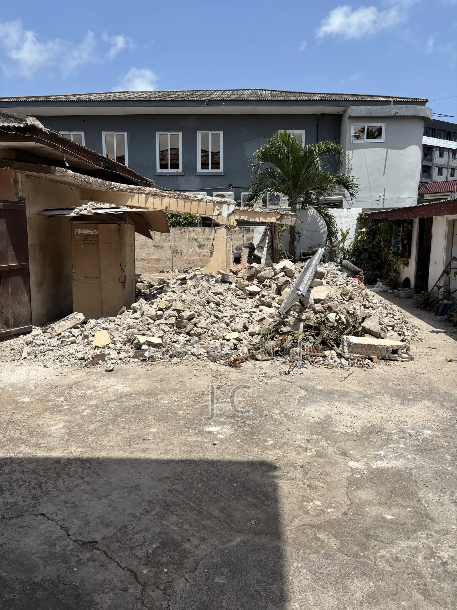 Broken Concrete Blocks